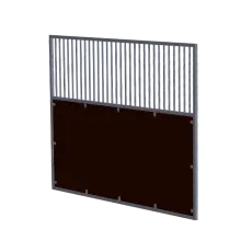 Eco sidestykke lodrette rør på specialmål - Hestebokse economic