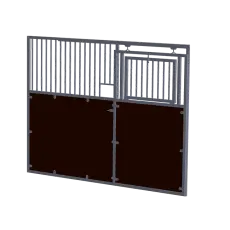 Eco front lodrette rør på specialmål - Hestebokse economic