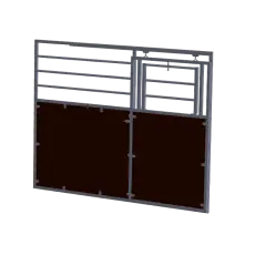 Eco front vandrette rør på specialmål - Hestebokse economic